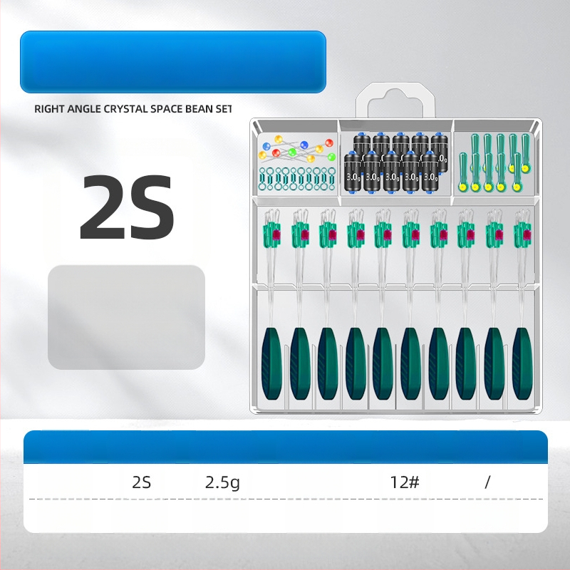 Galvenās līnijas makšķerēšanas piederumu komplekts ar kristāla pērlēm un silikona pārklājuma svaru; Materiāls: Silk flower; Izcelsme: Cits