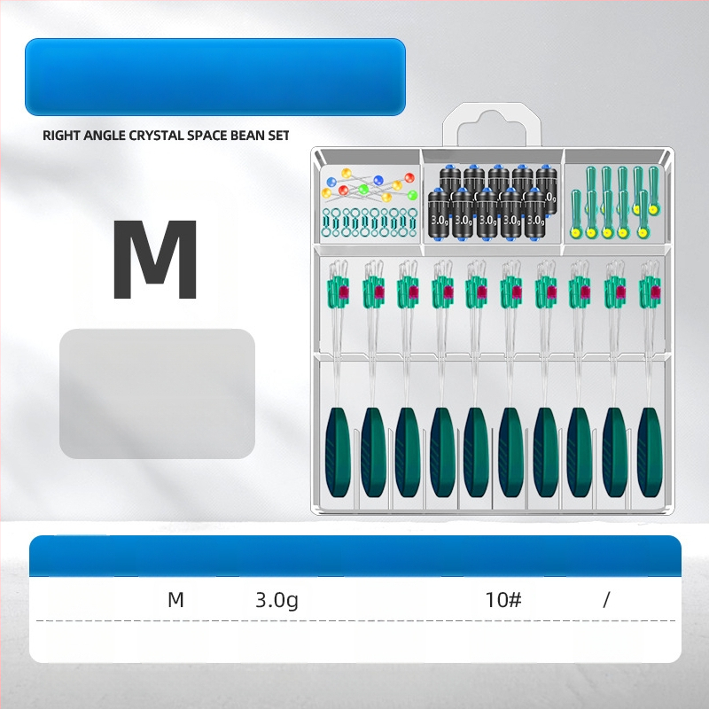 Galvenās līnijas makšķerēšanas piederumu komplekts ar kristāla pērlēm un silikona pārklājuma svaru; Materiāls: Silk flower; Izcelsme: Cits