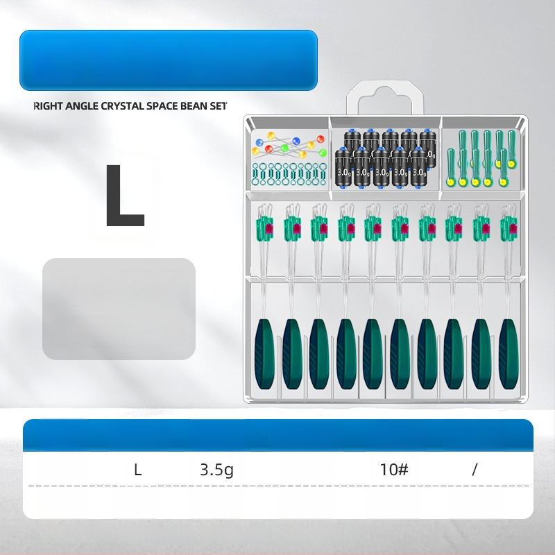 Galvenās līnijas makšķerēšanas piederumu komplekts ar kristāla pērlēm un silikona pārklājuma svaru; Materiāls: Silk flower; Izcelsme: Cits