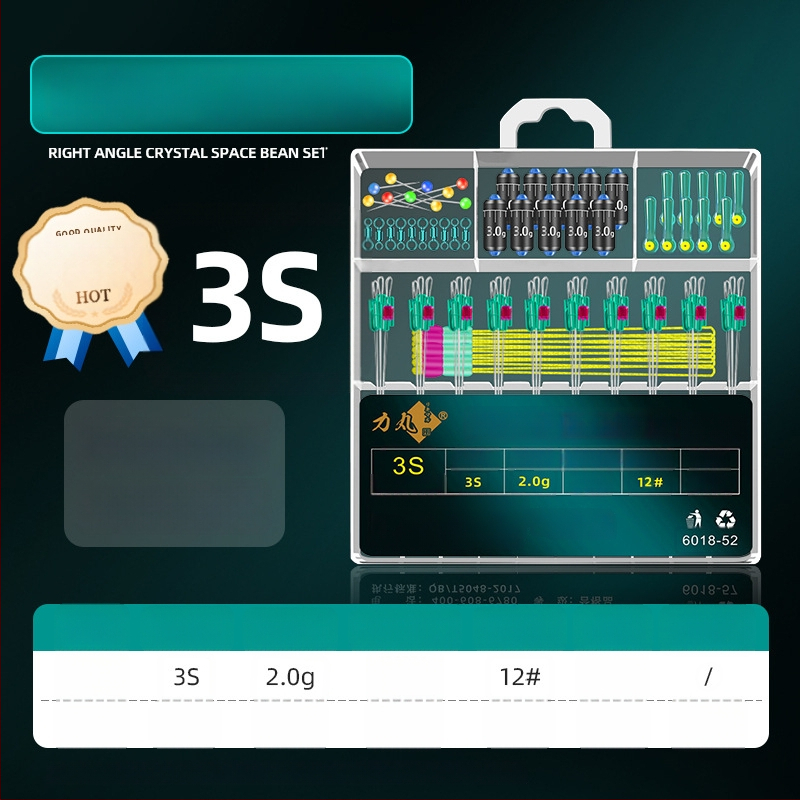 Galvenās līnijas makšķerēšanas piederumu komplekts ar kristāla pērlēm un silikona pārklājuma svaru; Materiāls: Silk flower; Izcelsme: Cits