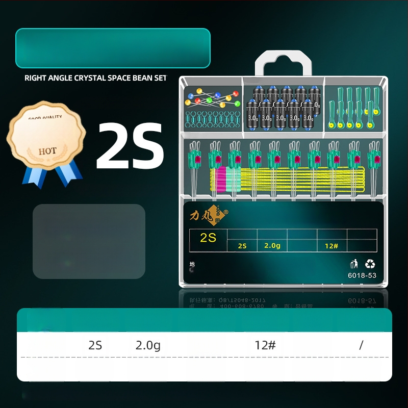 Galvenās līnijas makšķerēšanas piederumu komplekts ar kristāla pērlēm un silikona pārklājuma svaru; Materiāls: Silk flower; Izcelsme: Cits