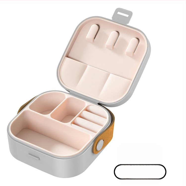 Bižutērijas kastīte no plastmasas, ikdienas stila, cieta konstrukcija, modelis YJ2023008