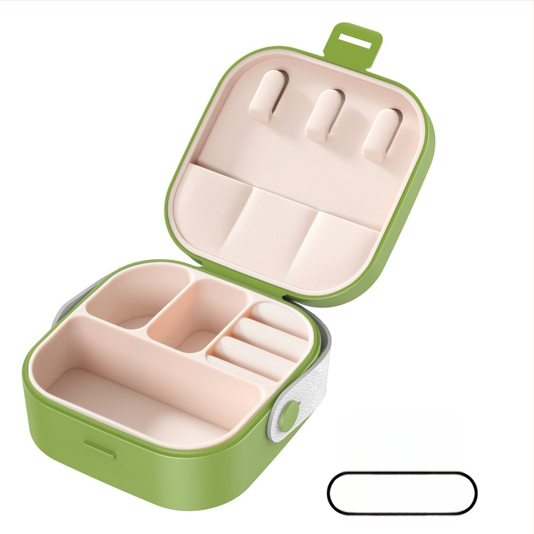 Bižutērijas kastīte no plastmasas, ikdienas stila, cieta konstrukcija, modelis YJ2023008