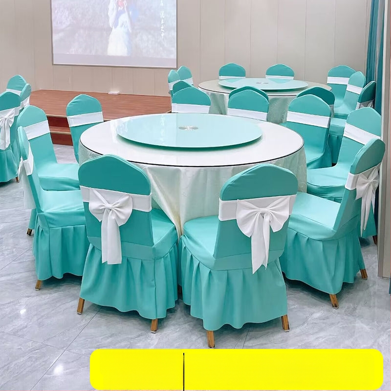 Storas elastinis kėdės užvalkalas banketams ir susitikimams, kvadratinės formos, neslystantis, šiltas, paprastas šiuolaikiškas stilius