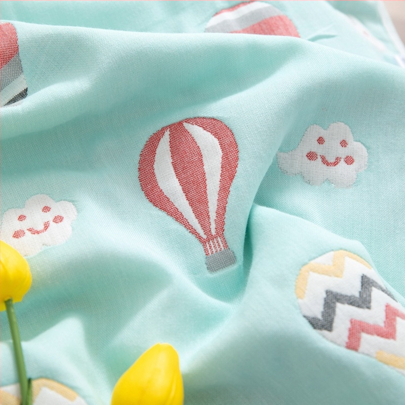 Fuyufen rätikukilldu, 99% puuvill, karikatuurimuster, reaktiivne värvimine, 1.1–1.5 kg