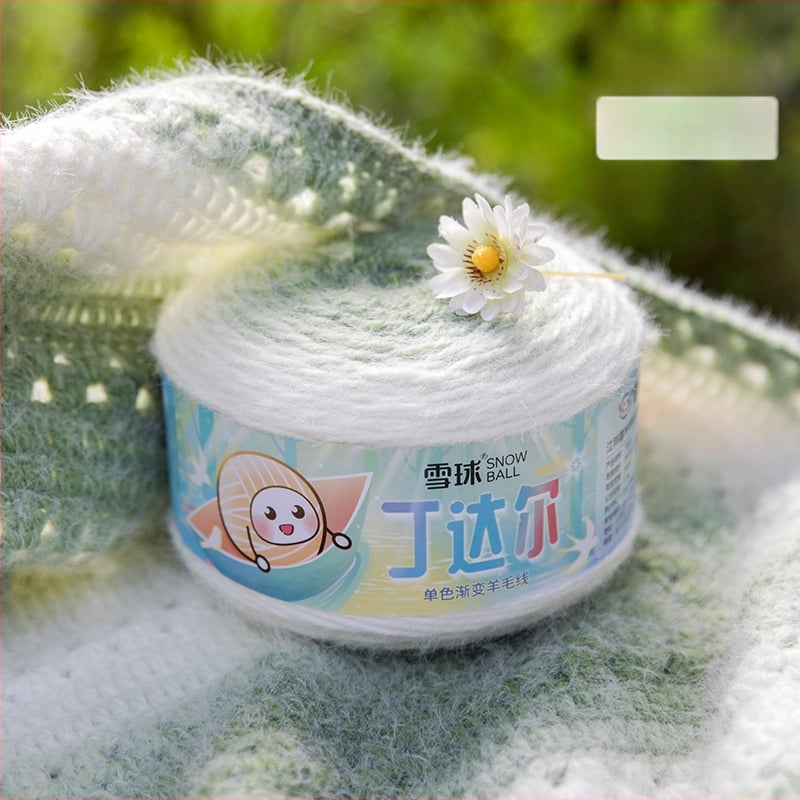 Νήμα μαλλιού με μονοχρωματική διαβάθμιση για DIY βελονάκι — 200 g / 456 m, ανάμικτο μαλλί, καταγωγή Jiangyin, Jiangsu, Snowball μάρκα