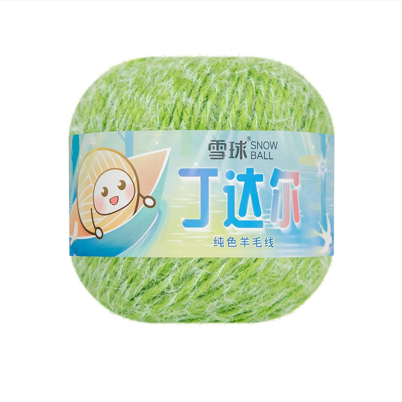 Νήμα μαλλιού με μονοχρωματική διαβάθμιση για DIY βελονάκι — 200 g / 456 m, ανάμικτο μαλλί, καταγωγή Jiangyin, Jiangsu, Snowball μάρκα