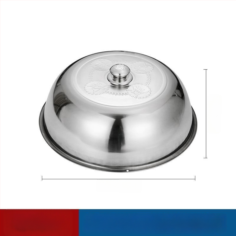 Fém edényfedél – konyhai fedő tálakhoz és ételekhez, porvédő