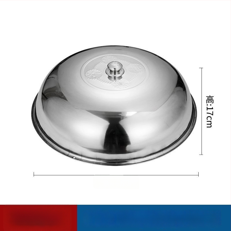 Fém edényfedél – konyhai fedő tálakhoz és ételekhez, porvédő