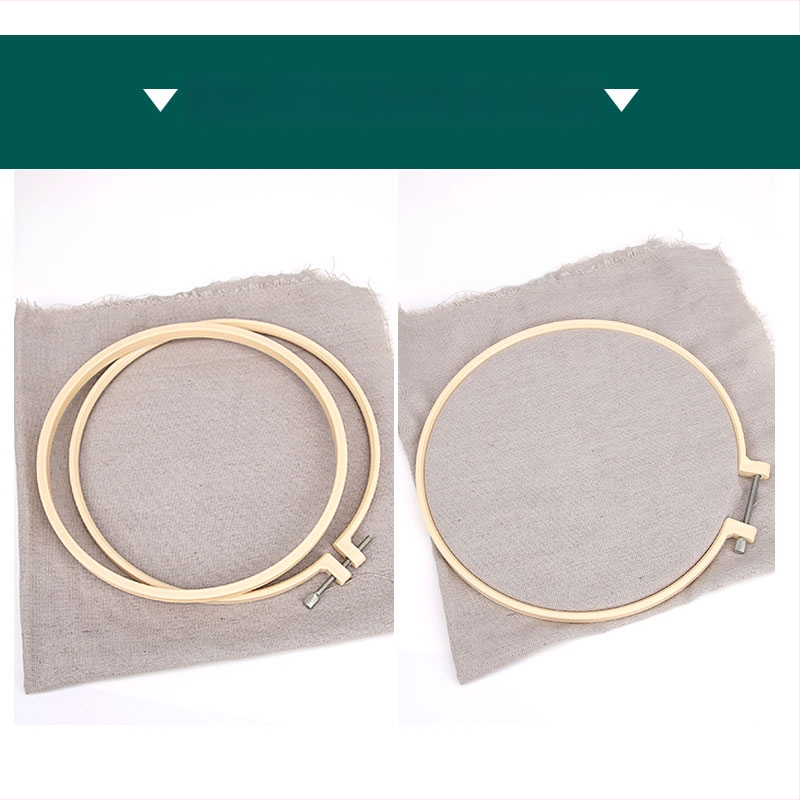 Inel de broderie pentru cruce - bază din plastic, țesătură 9 ct, stil Nordic, broderie pe țesătură