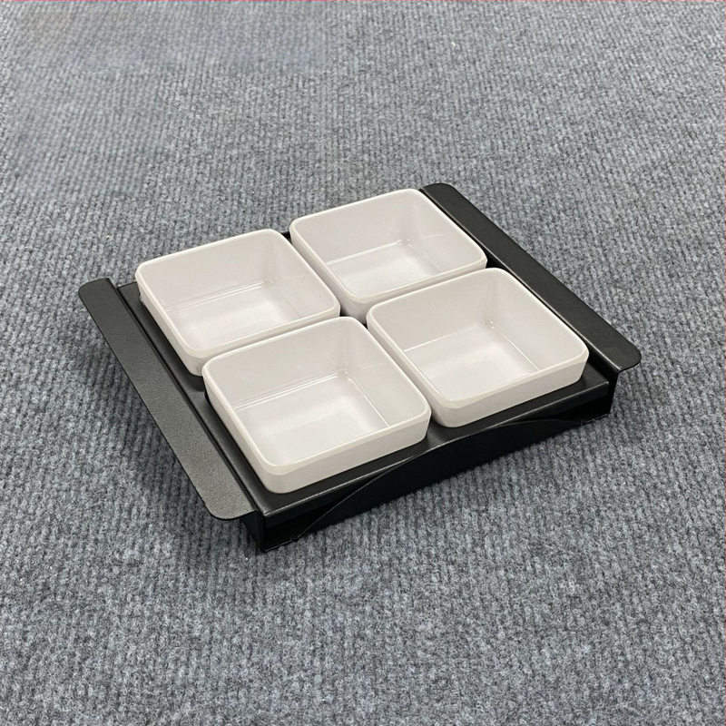 Nerūdijančio plieno vaisių laikiklis KTV komplektui, stalinis dekoras barui ir klubui