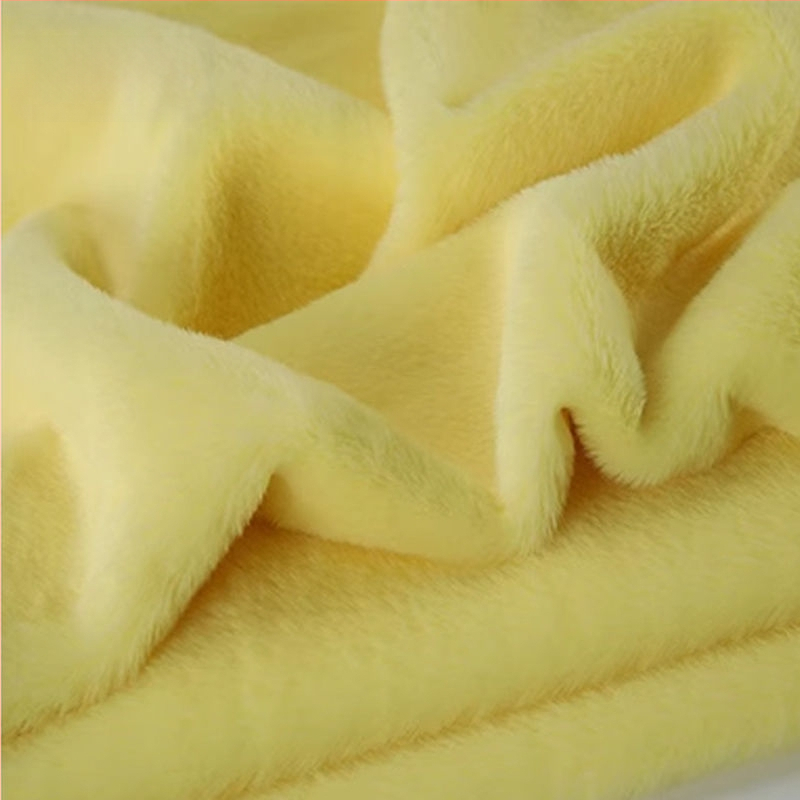 Crtić stil plastična lutka s debelom imitacijom zečje dlake, poliester tkanina, Suzhou vez — materijali za DIY rukotvorine