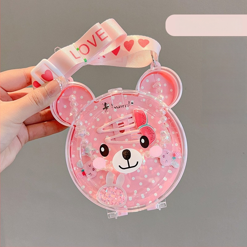 Vaikų papuošalų rinkinys - rankų darbo, plastikas/lydinys, kamuoliukų grandinė, pakabukas iš lydinio, Korėjos stiliaus, 3–10 metų