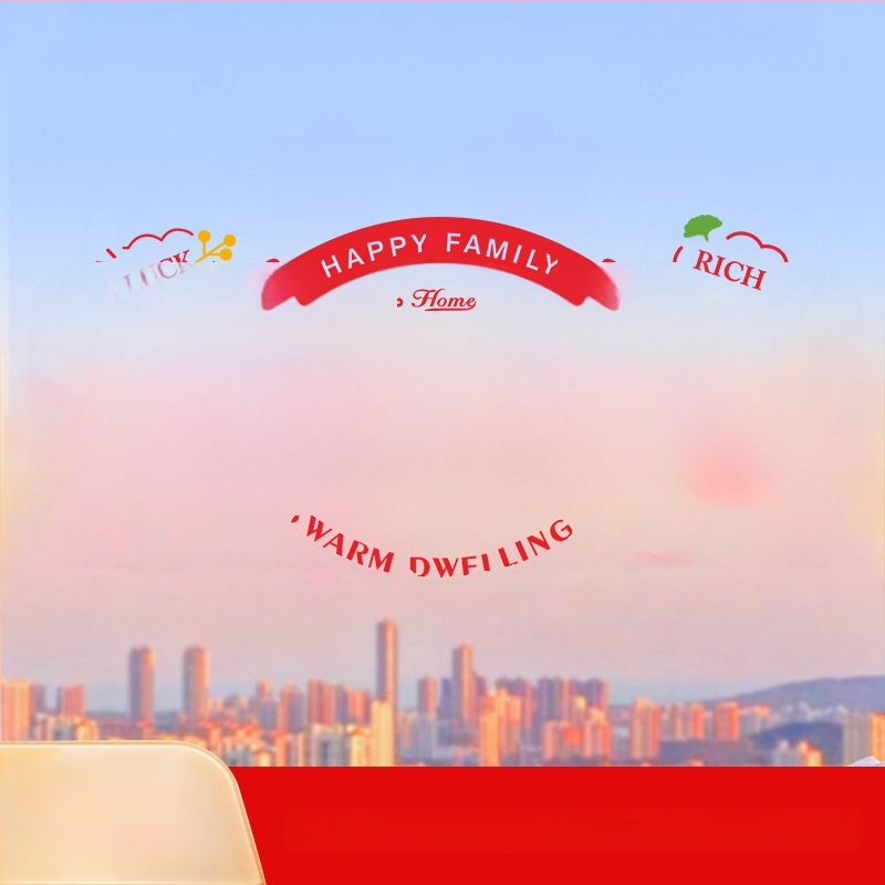 Σετ αυτοκόλλητων τοίχου για σαλόνι – αδιάβροχο PVC, απλός μοντέρνος καθρέφτης, γυάλινα αυτοκόλλητα παραθύρων, πάνω από 5 τεμάχια