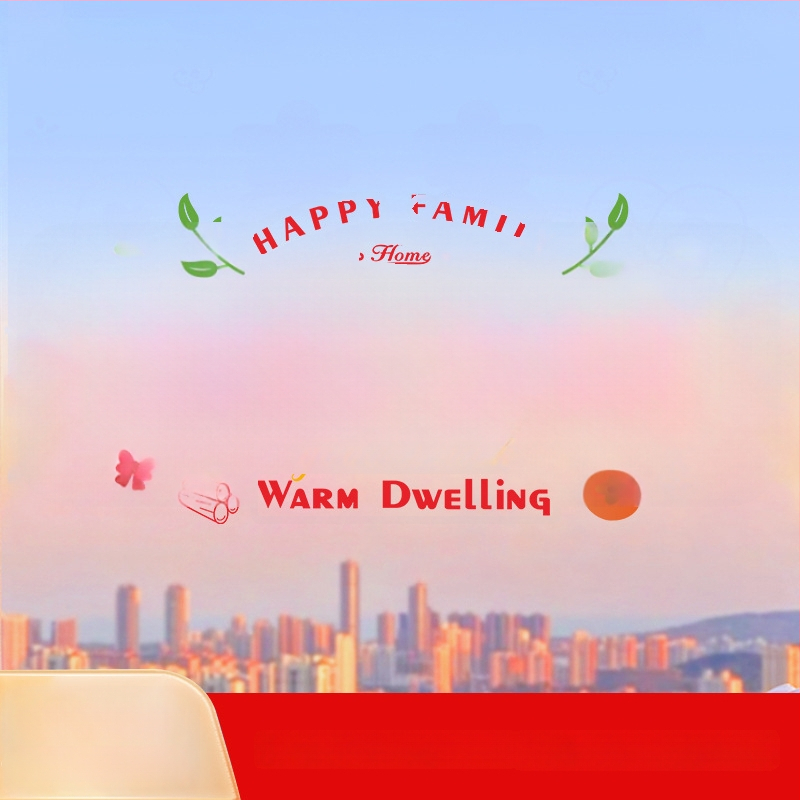 Σετ αυτοκόλλητων τοίχου για σαλόνι – αδιάβροχο PVC, απλός μοντέρνος καθρέφτης, γυάλινα αυτοκόλλητα παραθύρων, πάνω από 5 τεμάχια