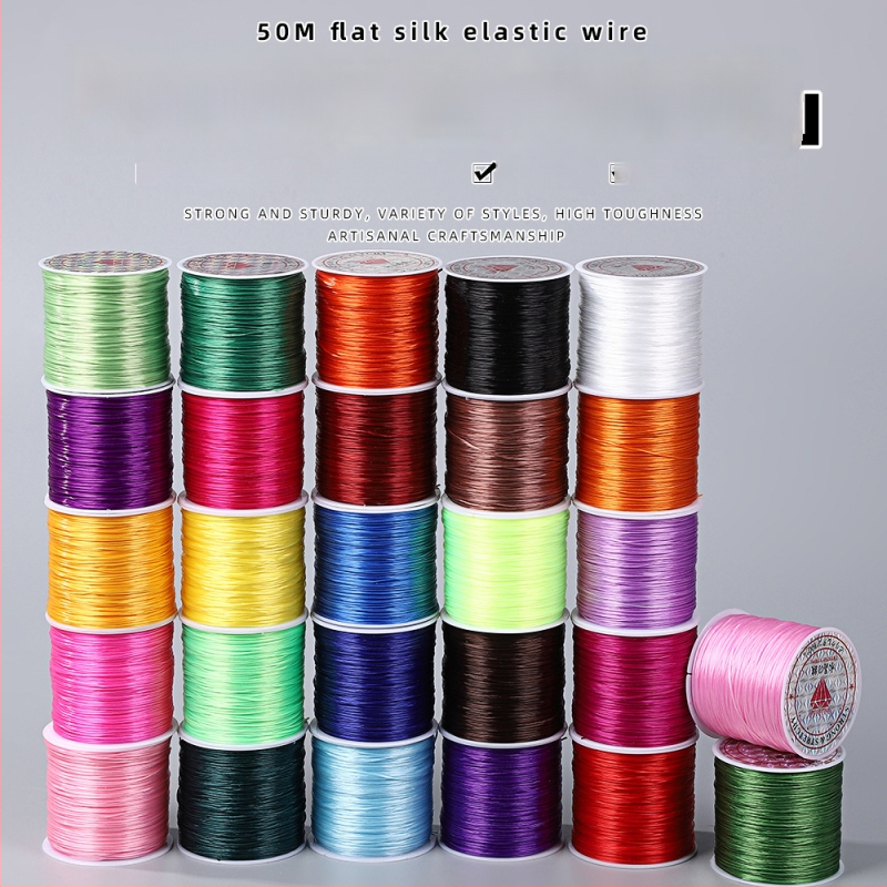 Еластично кабелче за бижута – Спандекс, Пролет 2025, Произход: Джинхау, Стил: Личностен тренд