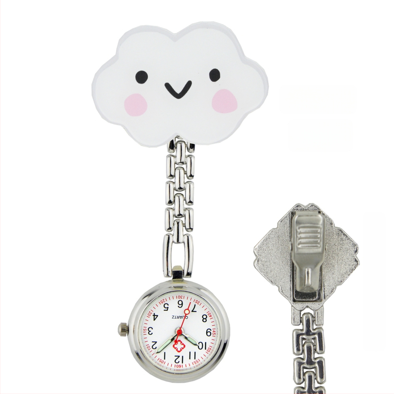 Slaugytojos karikatūrinis laikrodis su kvarcinio judėjimu, cinko lydinio korpuss ir apyrankė, apvalus laikrodis