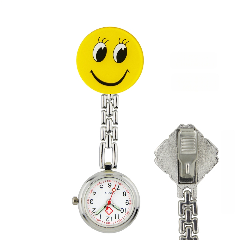 Slaugytojos karikatūrinis laikrodis su kvarcinio judėjimu, cinko lydinio korpuss ir apyrankė, apvalus laikrodis