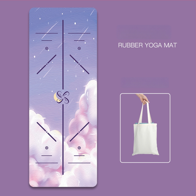 Deerskin velūra joga paklāja dvielis – 1,5 mm biezums, neslīdošs, saliekams, dabiskā gumija