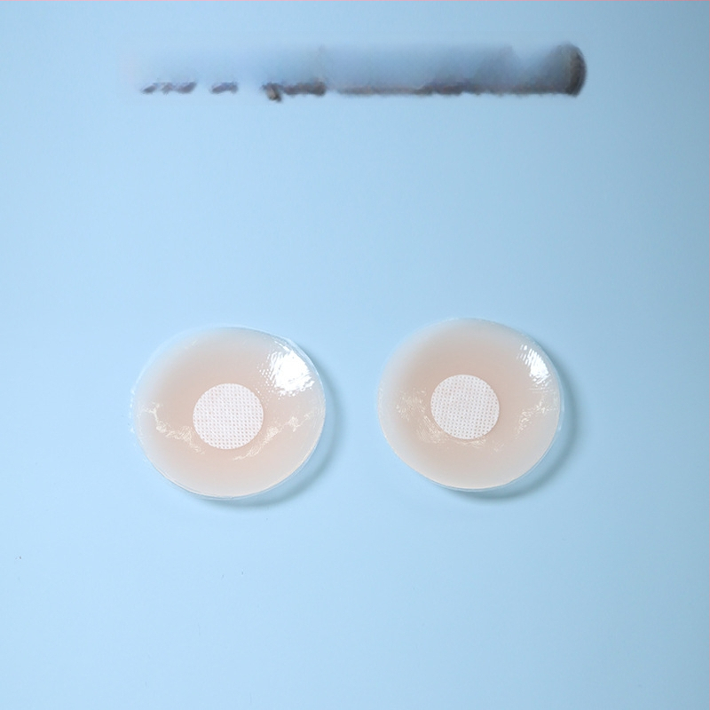 Силиконови невидими лепенки за бюст, ултра тънки, прозрачни, форма осемлистни цветя