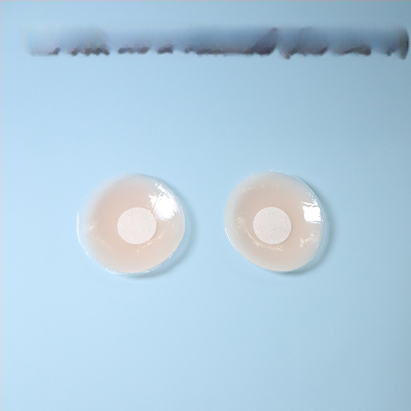 Силиконови невидими лепенки за бюст, ултра тънки, прозрачни, форма осемлистни цветя