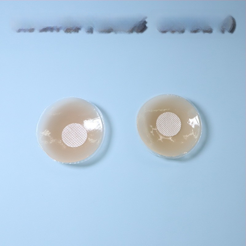 Силиконови невидими лепенки за бюст, ултра тънки, прозрачни, форма осемлистни цветя