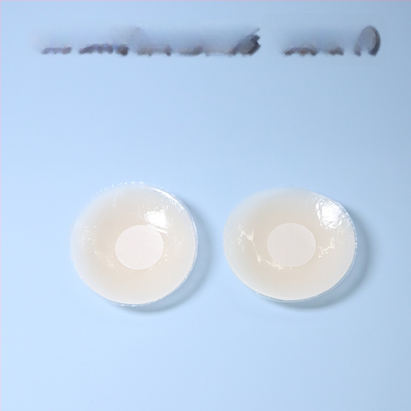 Силиконови невидими лепенки за бюст, ултра тънки, прозрачни, форма осемлистни цветя