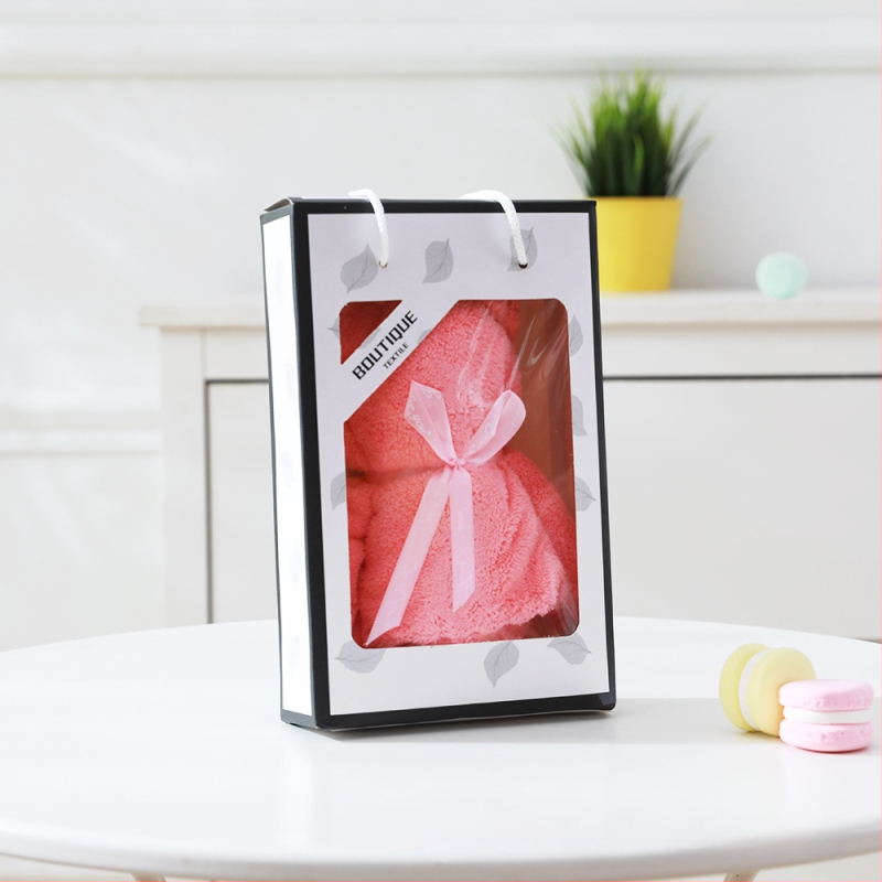 Koralinio fliso rankšluostis su lokio dizainu, paprastas audinys, 80–100 g