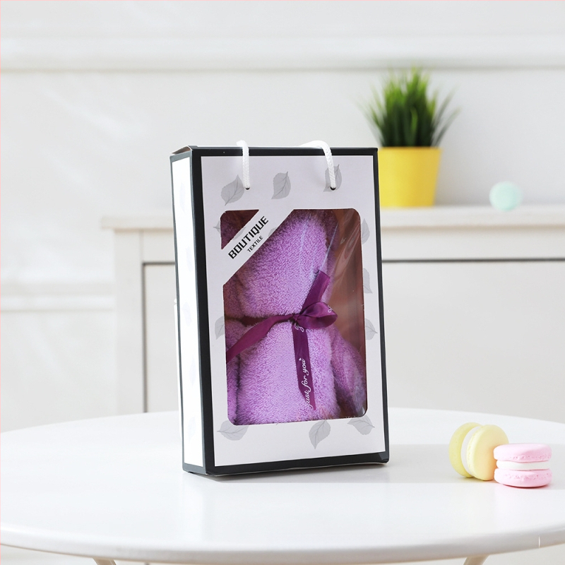 Koralinio fliso rankšluostis su lokio dizainu, paprastas audinys, 80–100 g