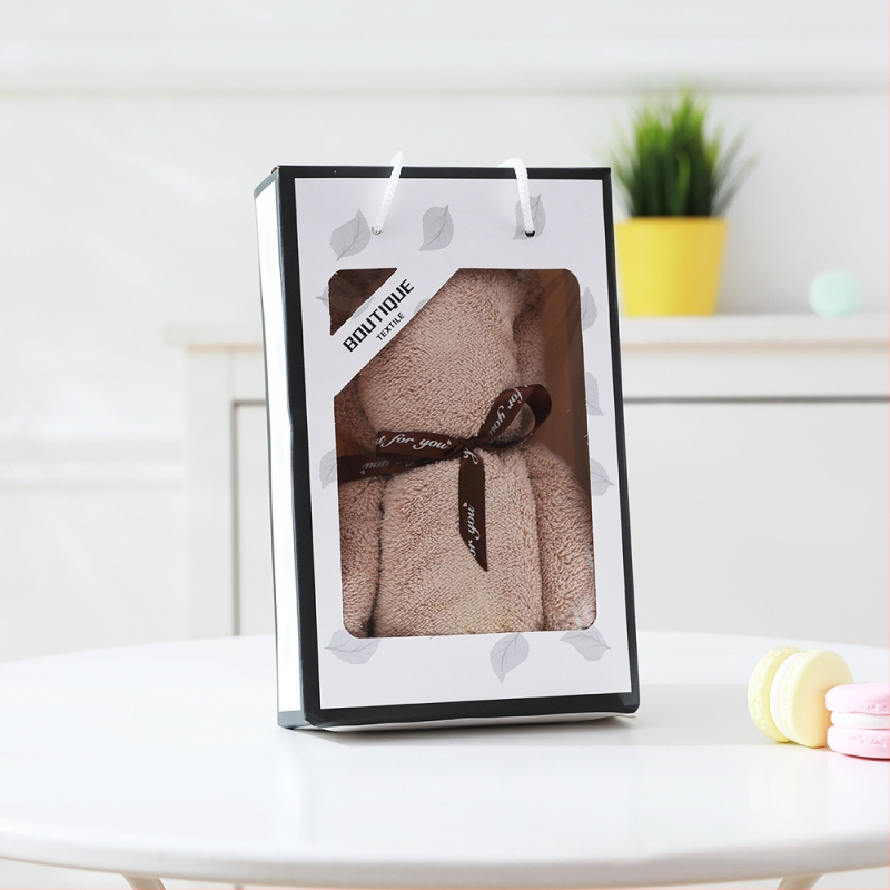 Koralinio fliso rankšluostis su lokio dizainu, paprastas audinys, 80–100 g