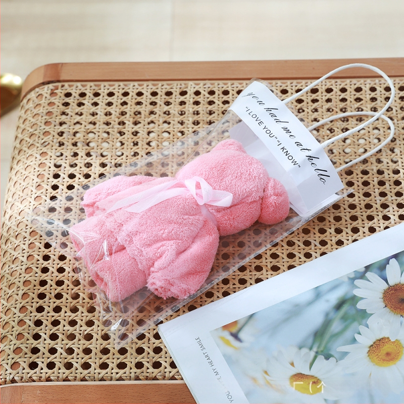 Koralinio fliso rankšluostis su lokio dizainu, paprastas audinys, 80–100 g