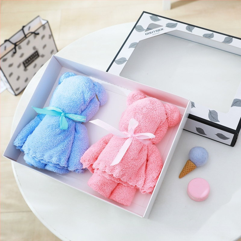 Koralinio fliso rankšluostis su lokio dizainu, paprastas audinys, 80–100 g