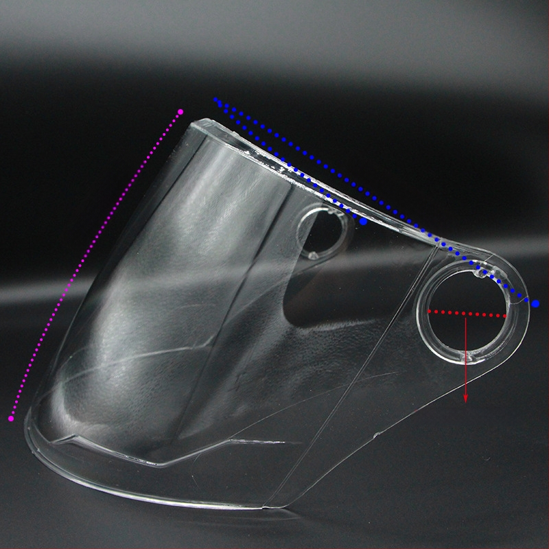 Motociklo šalmų lęšiai – prieš rūką, UV apsauga, HD aiškumas, universalus vizierio suderinamumas