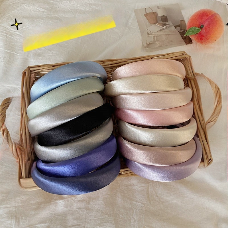 сатенова лента за глава, ръчна изработка, корейски стил, свеж и сладък стил, за жени