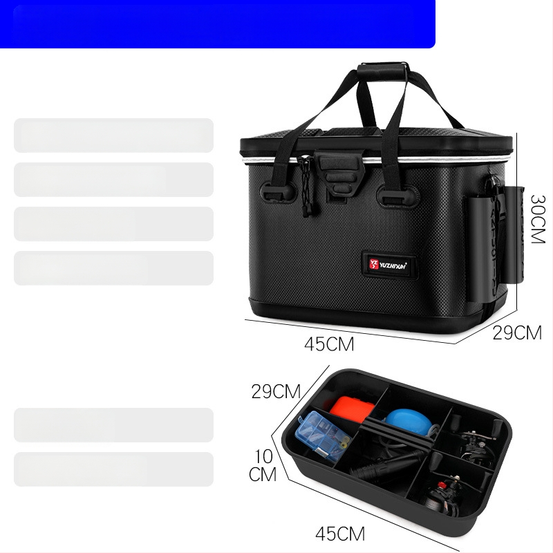 Daudzfunkcionāla makšķerēšanas kastīte un dzīvo zivju kauss, EVA materiāls, jūras makšķerēšanai