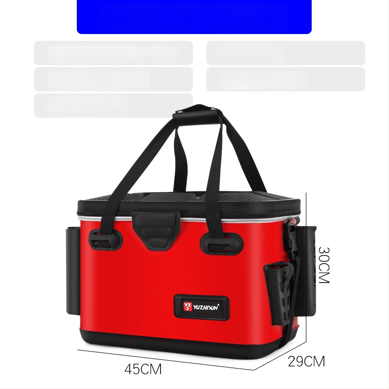 Daudzfunkcionāla makšķerēšanas kastīte un dzīvo zivju kauss, EVA materiāls, jūras makšķerēšanai