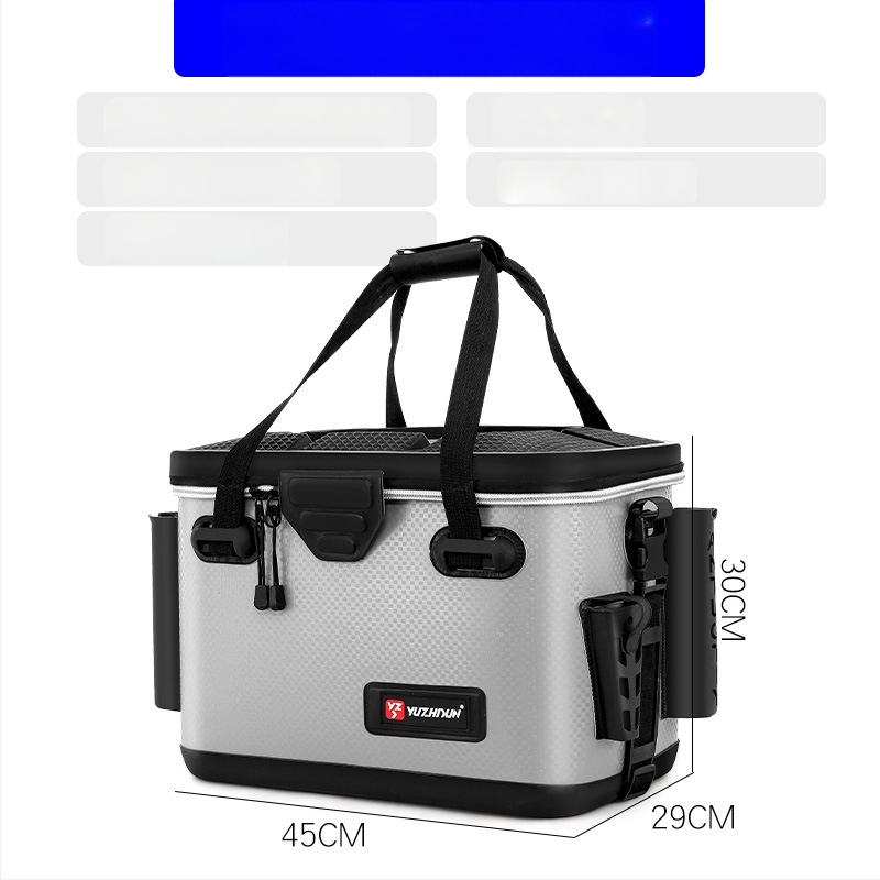 Daudzfunkcionāla makšķerēšanas kastīte un dzīvo zivju kauss, EVA materiāls, jūras makšķerēšanai