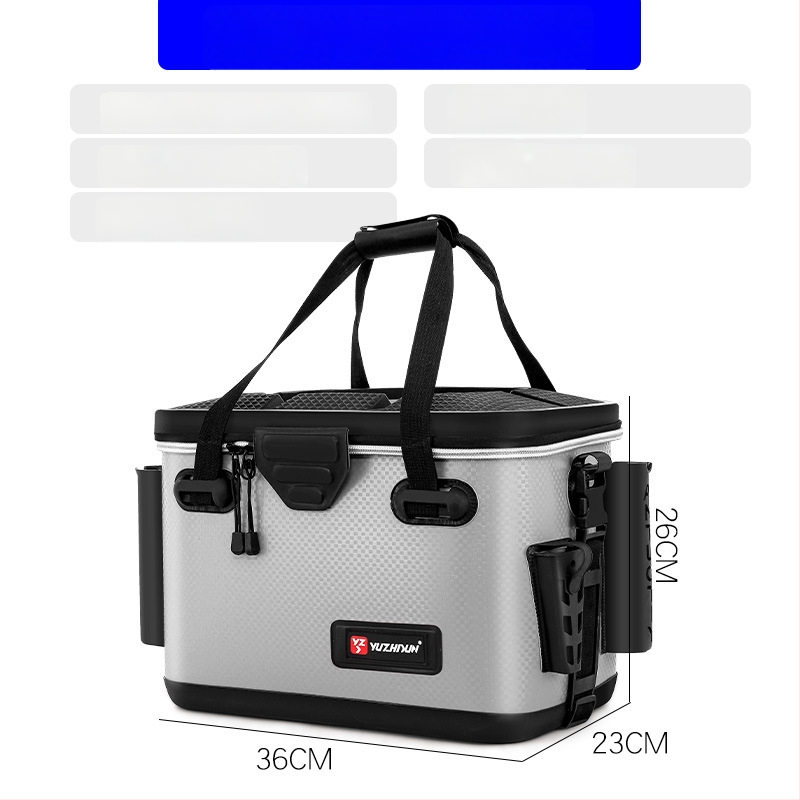 Daudzfunkcionāla makšķerēšanas kastīte un dzīvo zivju kauss, EVA materiāls, jūras makšķerēšanai