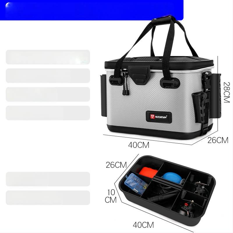 Daudzfunkcionāla makšķerēšanas kastīte un dzīvo zivju kauss, EVA materiāls, jūras makšķerēšanai