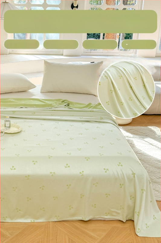 Ljetni pokrivač od bambusovih vlakana, hladenje, s prugastim uzorkom, 50/50 mješavina regenerirane celuloze, 1,1–1,5 kg, reaktivno bojanje