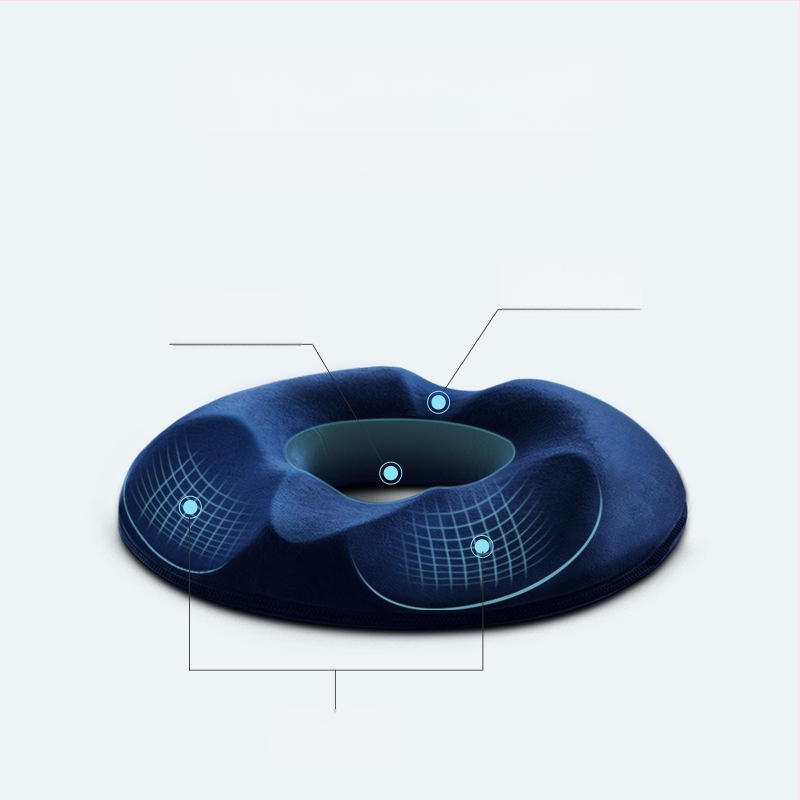 Възглавничка за стол с паметна пяна за офис и кола, дишаща, едноцветна, модерен стил