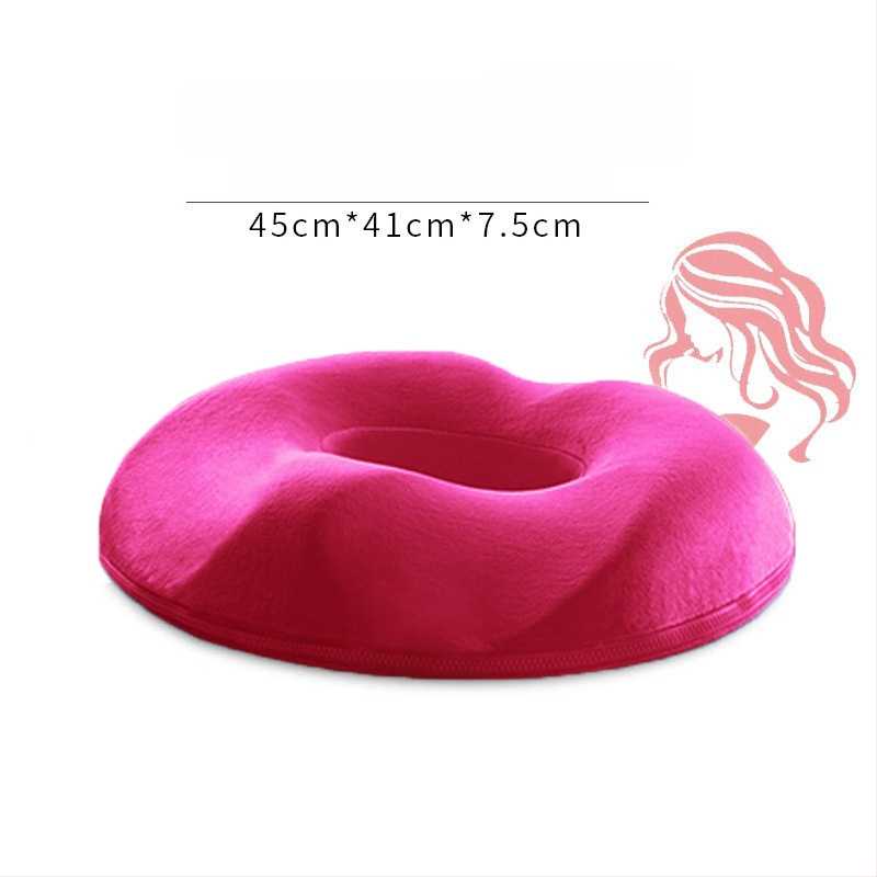 Възглавничка за стол с паметна пяна за офис и кола, дишаща, едноцветна, модерен стил