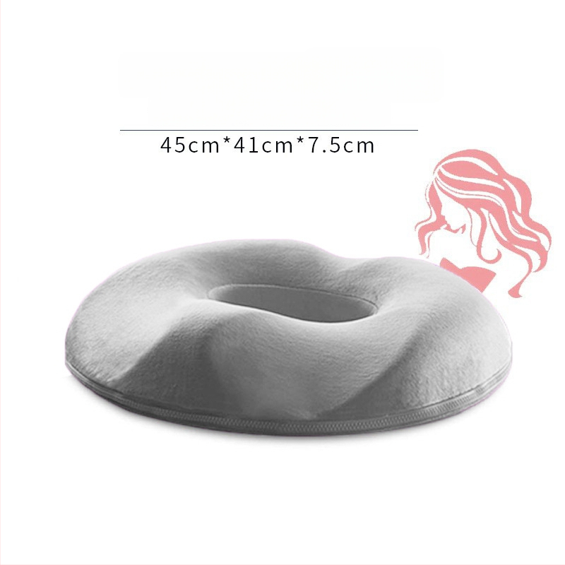 Възглавничка за стол с паметна пяна за офис и кола, дишаща, едноцветна, модерен стил