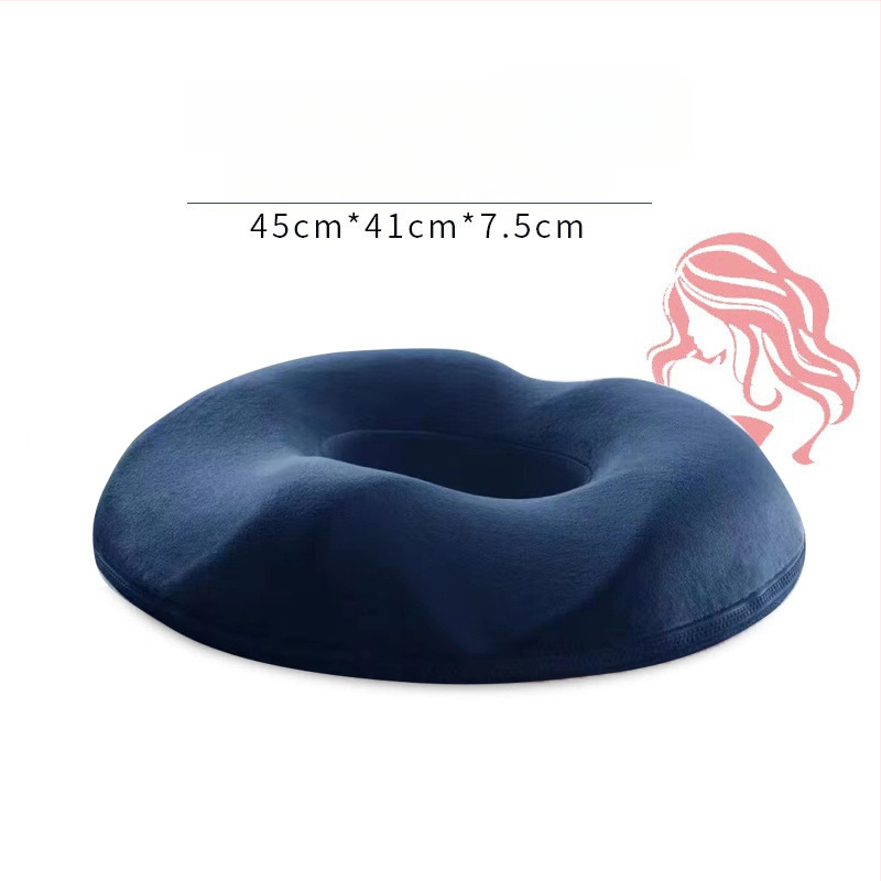 Възглавничка за стол с паметна пяна за офис и кола, дишаща, едноцветна, модерен стил