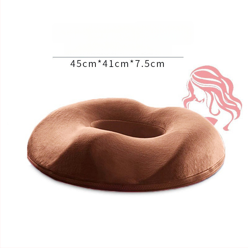 Възглавничка за стол с паметна пяна за офис и кола, дишаща, едноцветна, модерен стил