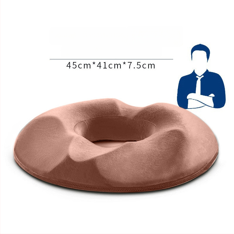 Възглавничка за стол с паметна пяна за офис и кола, дишаща, едноцветна, модерен стил