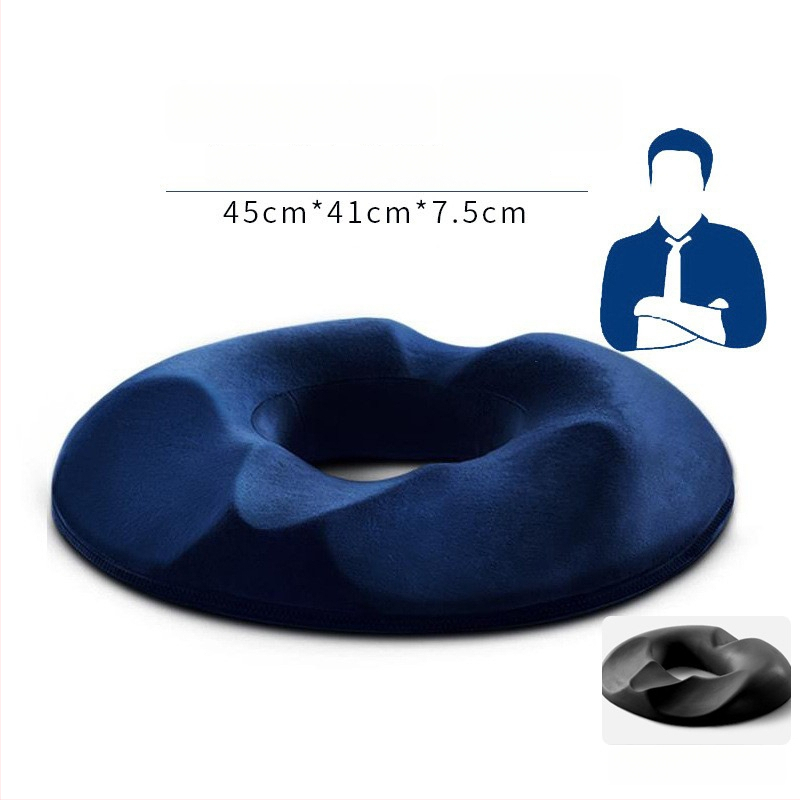 Възглавничка за стол с паметна пяна за офис и кола, дишаща, едноцветна, модерен стил