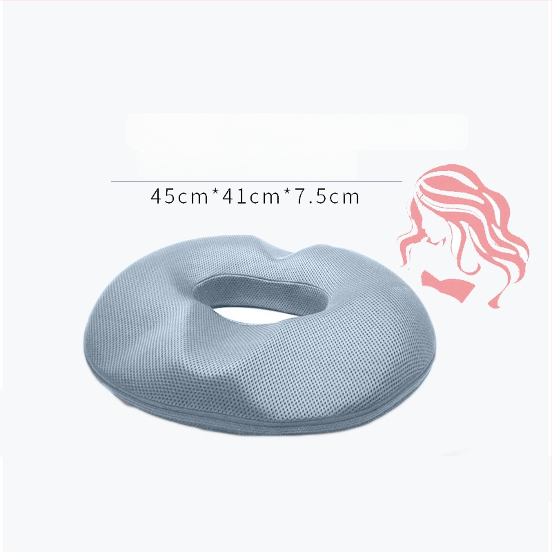 Възглавничка за стол с паметна пяна за офис и кола, дишаща, едноцветна, модерен стил