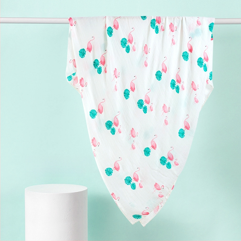 Kūdikio susiuvimo skraistė iš bambuko pluošto ir medvilnės, vasariška lengva, 70% bambuko, 30% medvilnės, karikatūrinis raštas, tinkama kūdikiams ir 1–3 metų vaikams