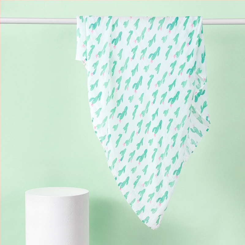 Kūdikio susiuvimo skraistė iš bambuko pluošto ir medvilnės, vasariška lengva, 70% bambuko, 30% medvilnės, karikatūrinis raštas, tinkama kūdikiams ir 1–3 metų vaikams